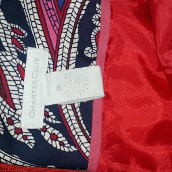 🌺CHARTER CLUB PAISLEY PRINT Skirt - Picture 4 of 6